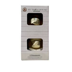 Mercury Glass Christmas Ornaments 5" by My Texas House